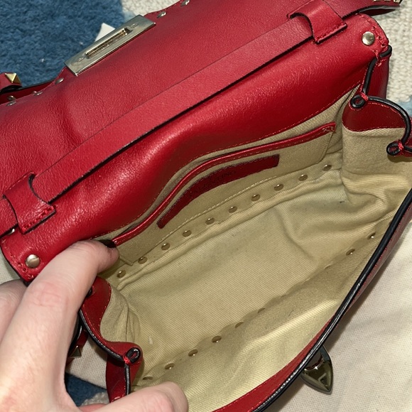 Valentino Rockstud Leather Crossbody Bag - Picture 7 of 9